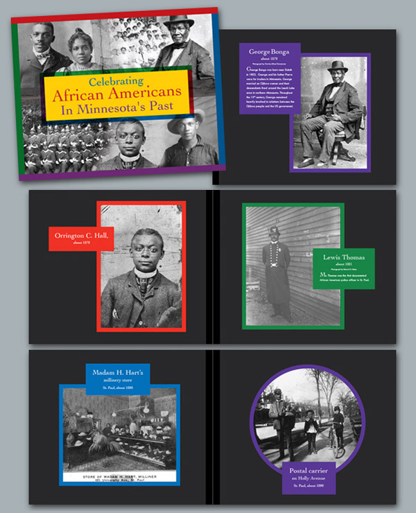 African Americans in Minnesota's Past display book