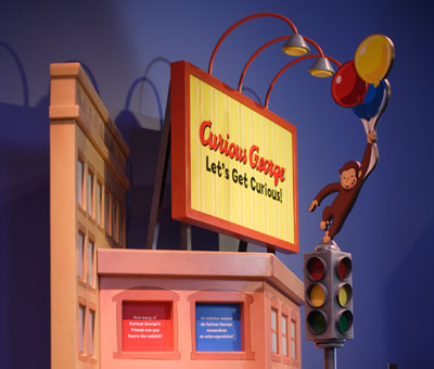 Curious George exhibit entry