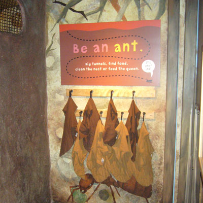 Earth World Be an Ant area