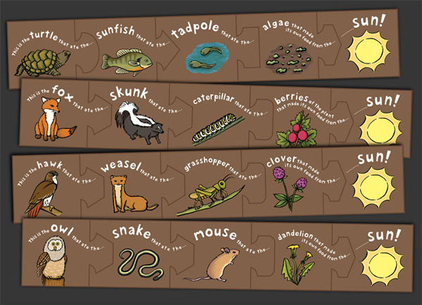 Earth World food chain puzzle