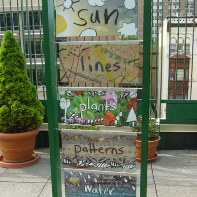 Rooftop children's artpiece