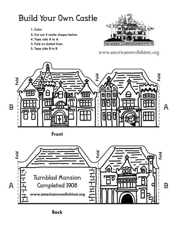 Build Your Own Castle activity sheet